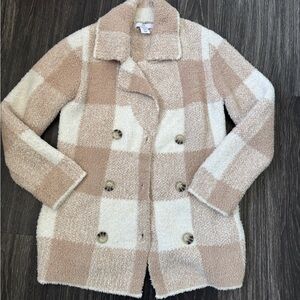 Fuzzy Sweater Coat